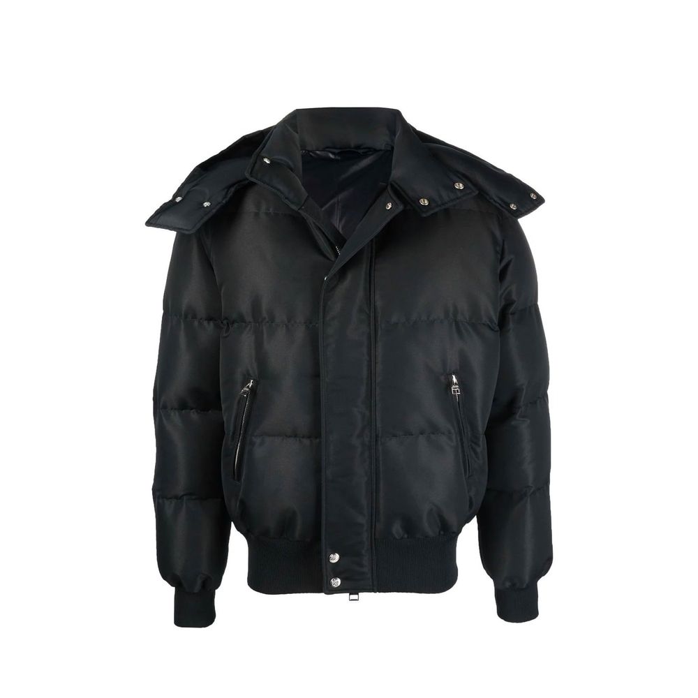Bomber Alexander McQueen matelassé noir