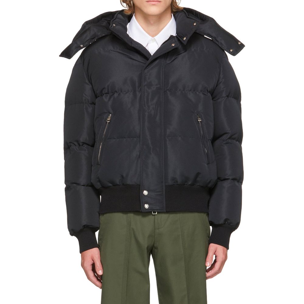 Bomber Alexander McQueen matelassé noir