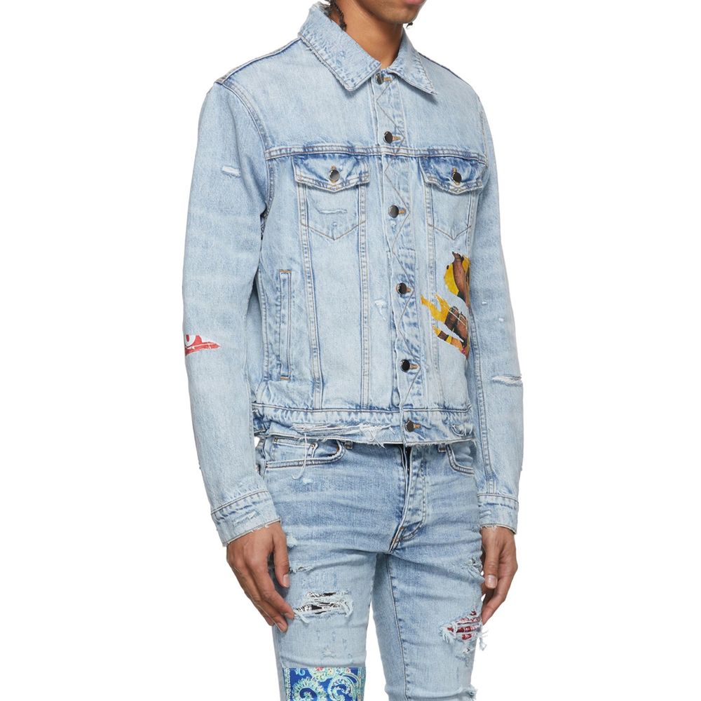 Veste trucker Amiri Playboy multicolore