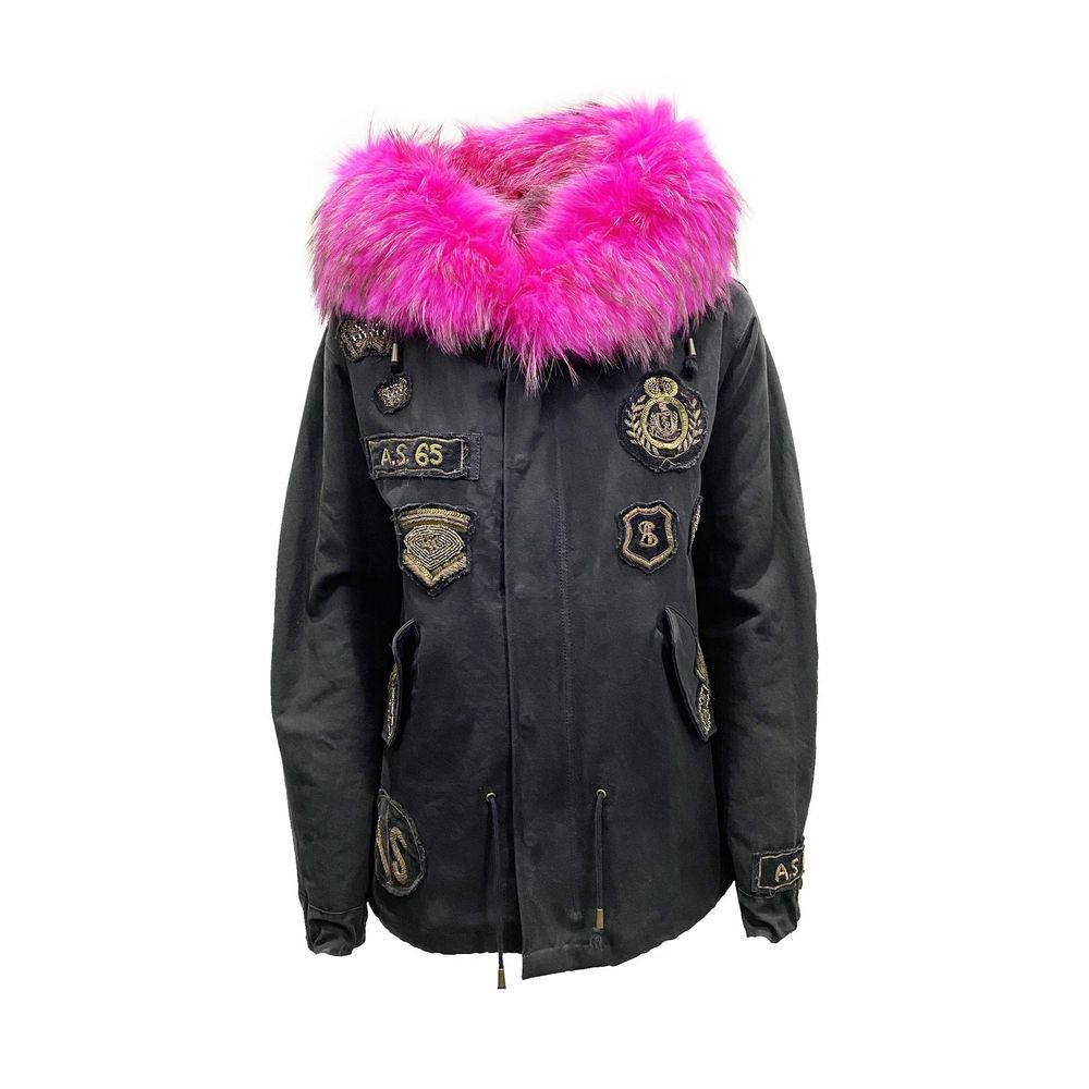 Parka embellie italienne verte