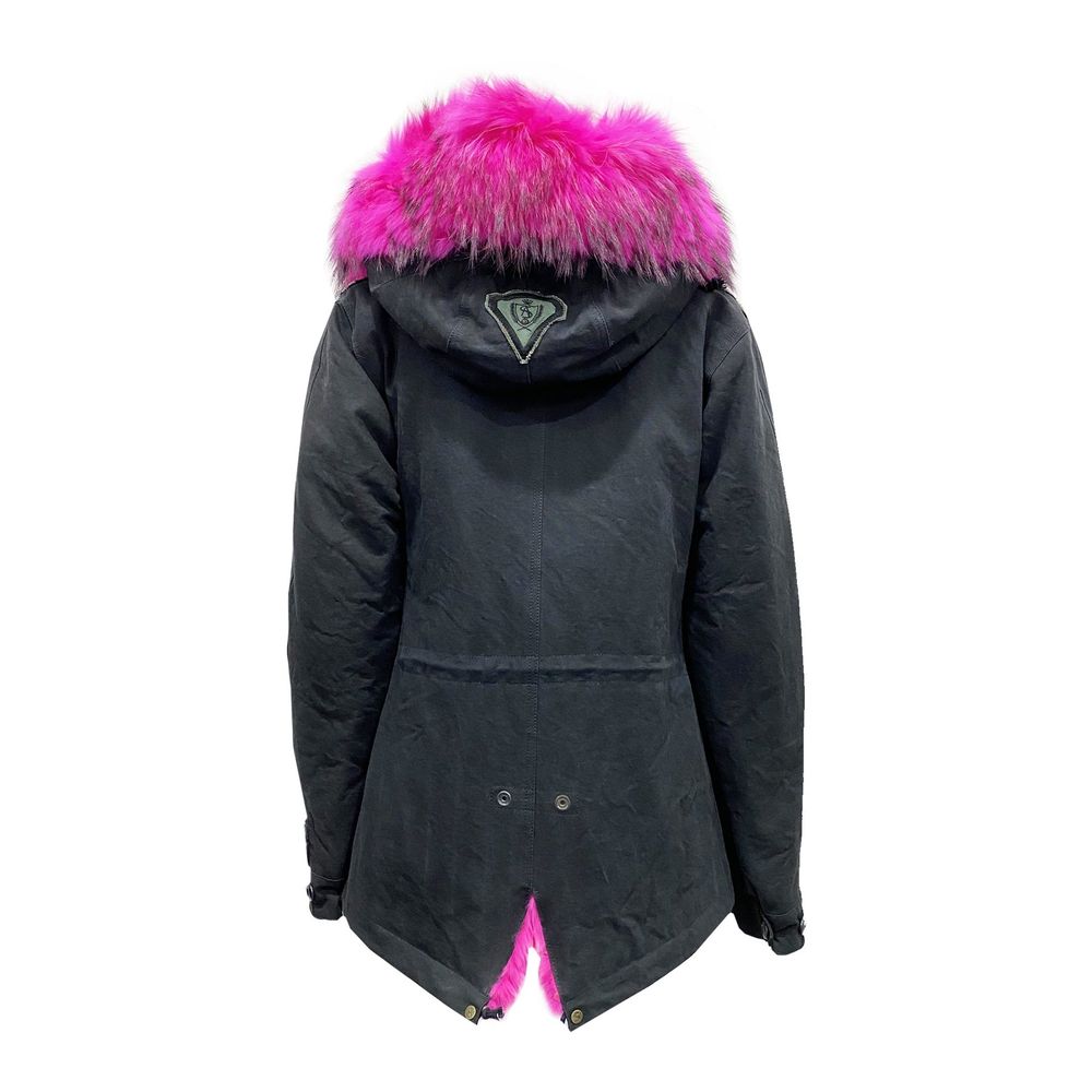Parka embellie italienne verte