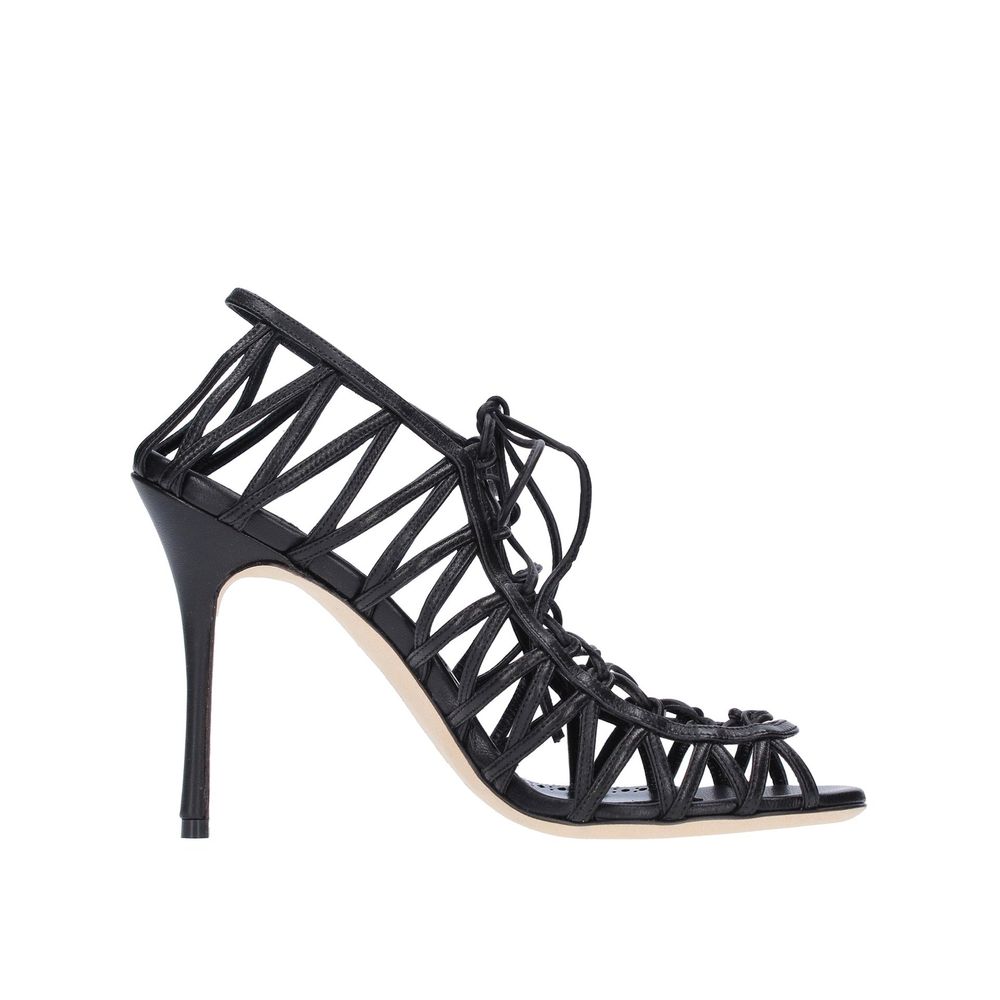 Sandales Hamza 105 cuir noires