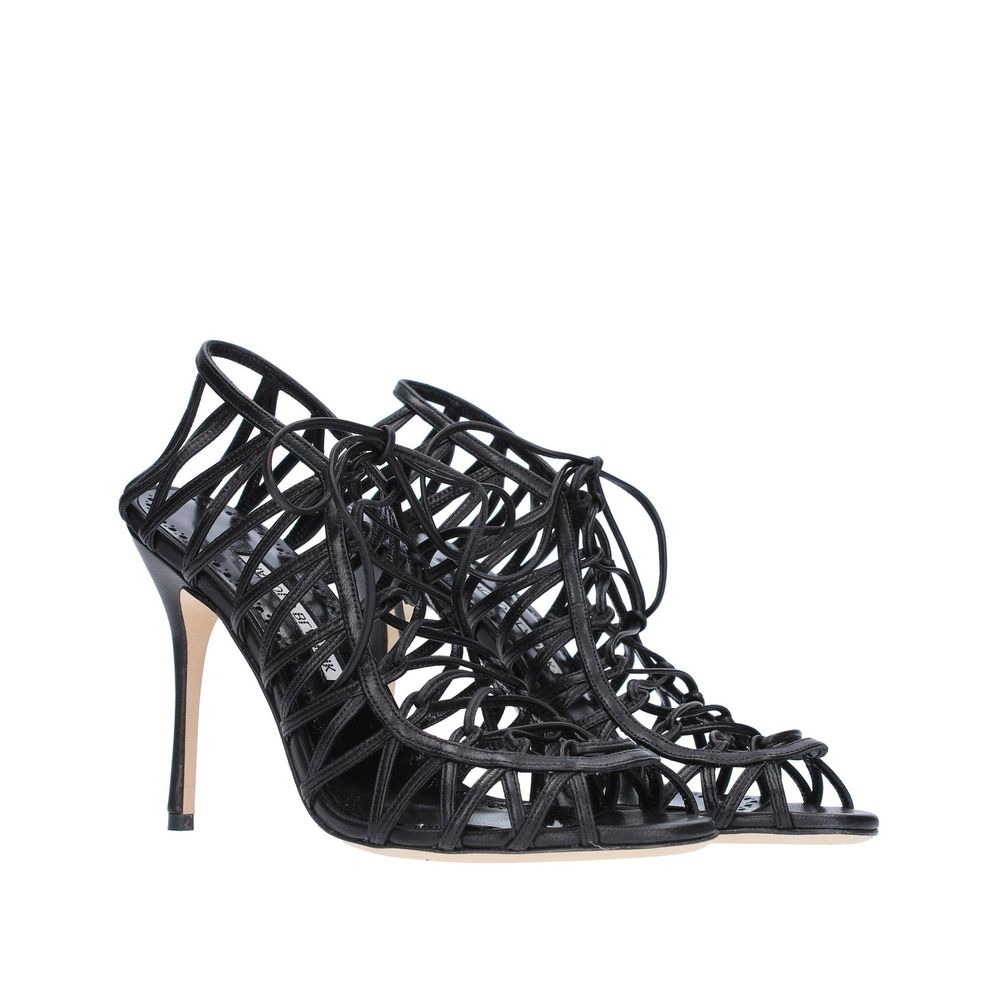 Sandales Hamza 105 cuir noires