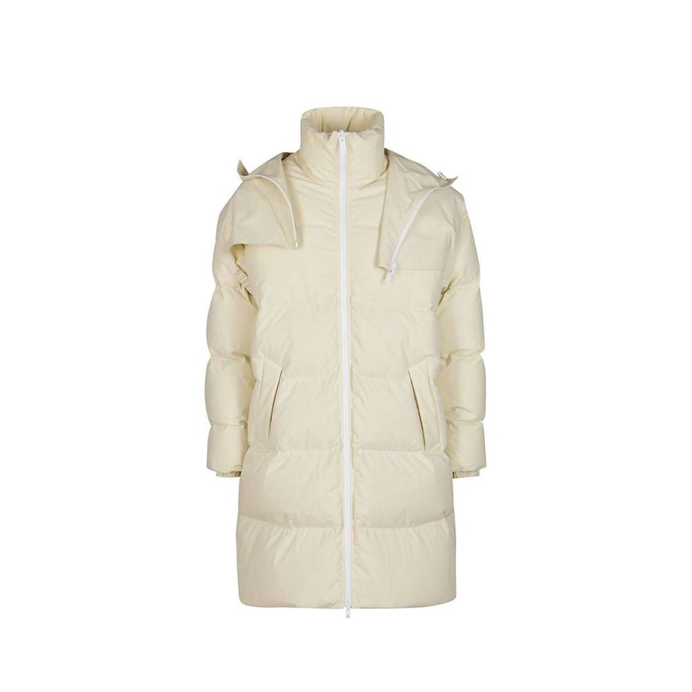 Manteau Inconnue matelassé beige
