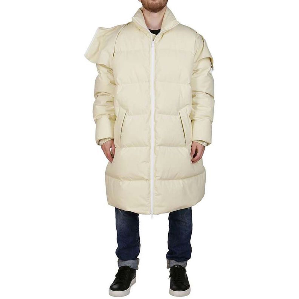 Manteau Inconnue matelassé beige
