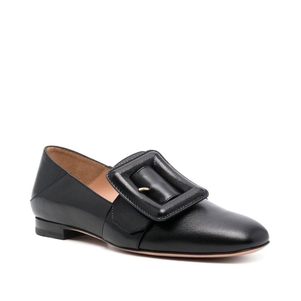 Loafers Janelle en cuir noir