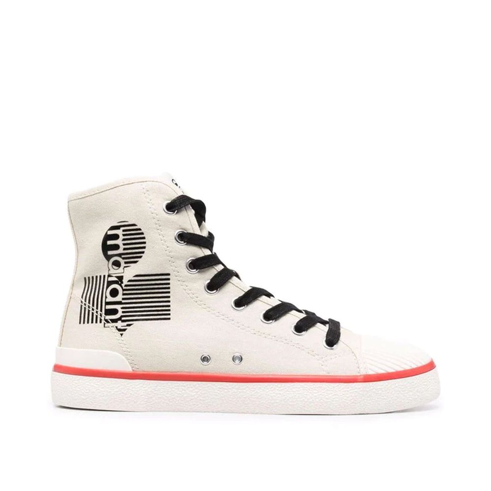 "Baskets Logo Canvas blanches"