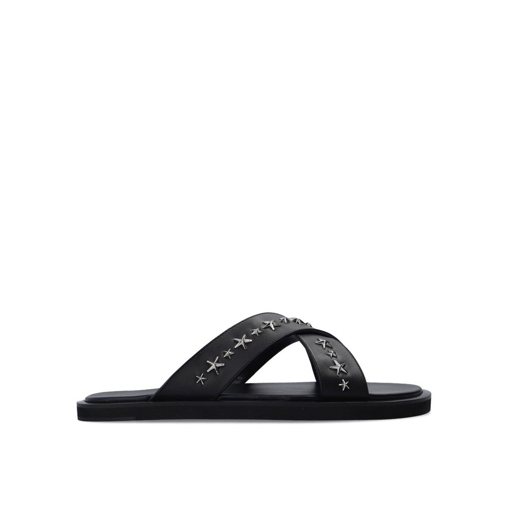 Sandales Palmo en cuir noires