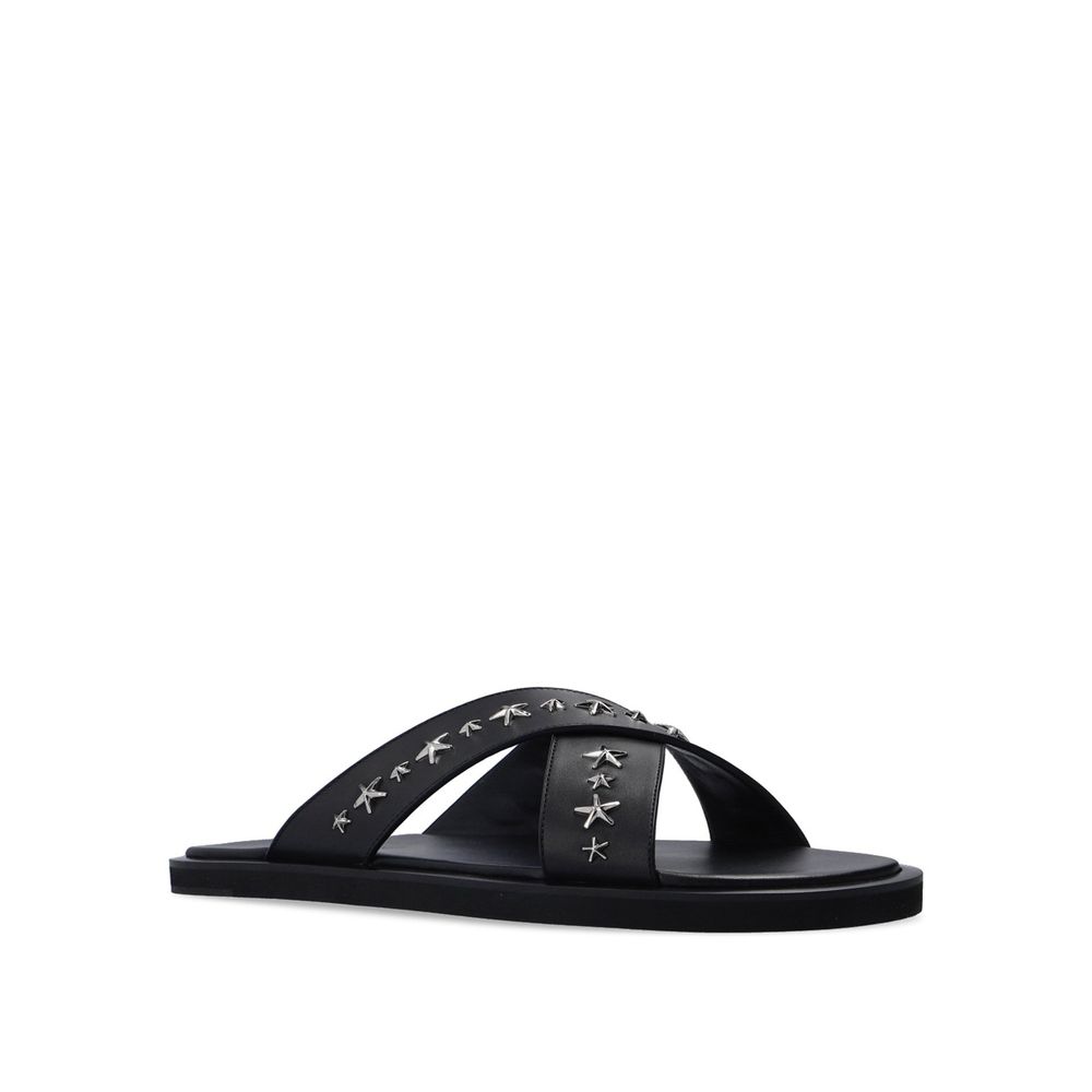 Sandales Palmo en cuir noires