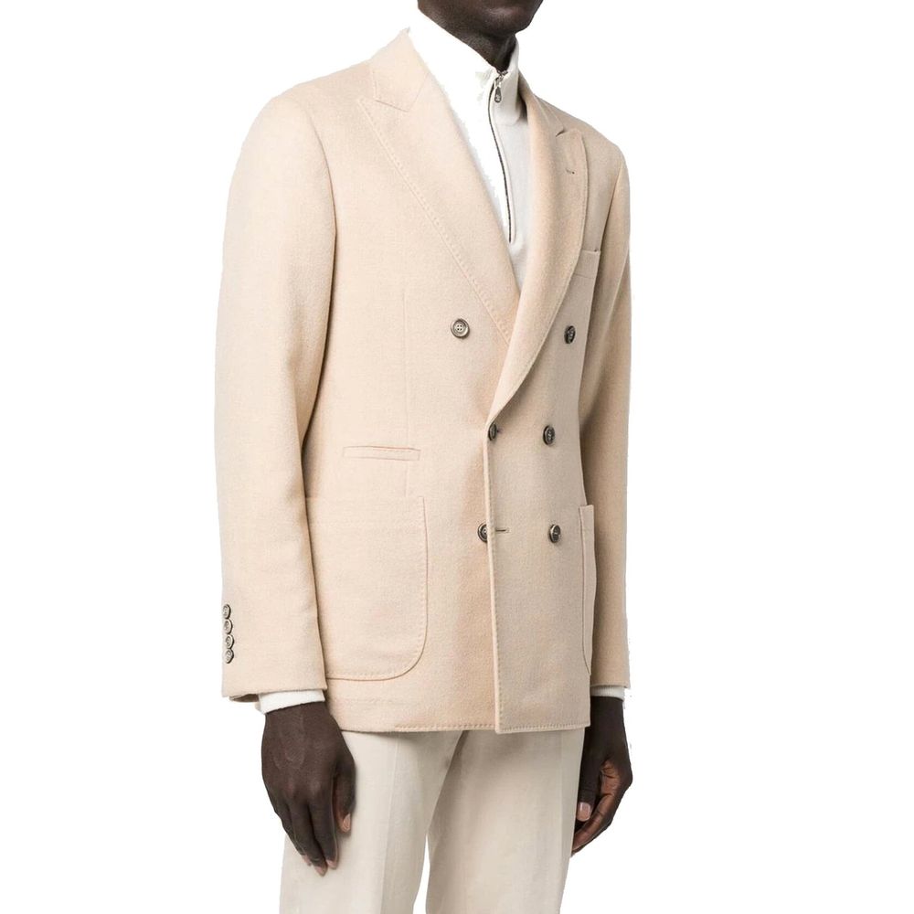 Veste 100% Laine Made in Italy beige