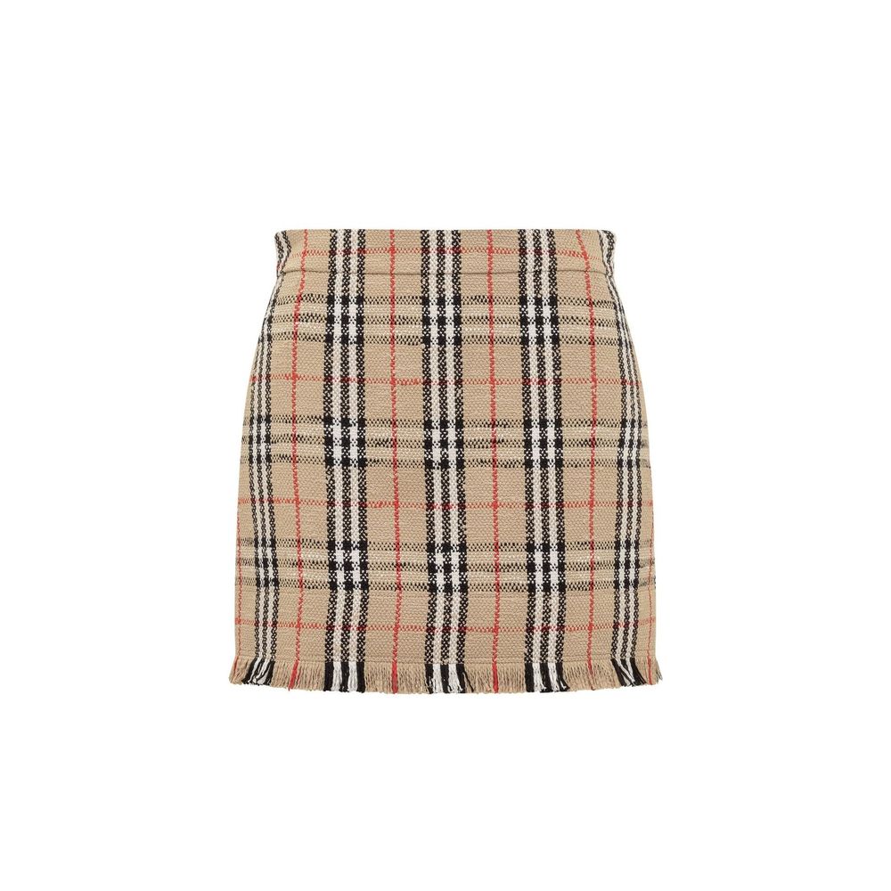 Jupe vintage Femme à franges multicolore