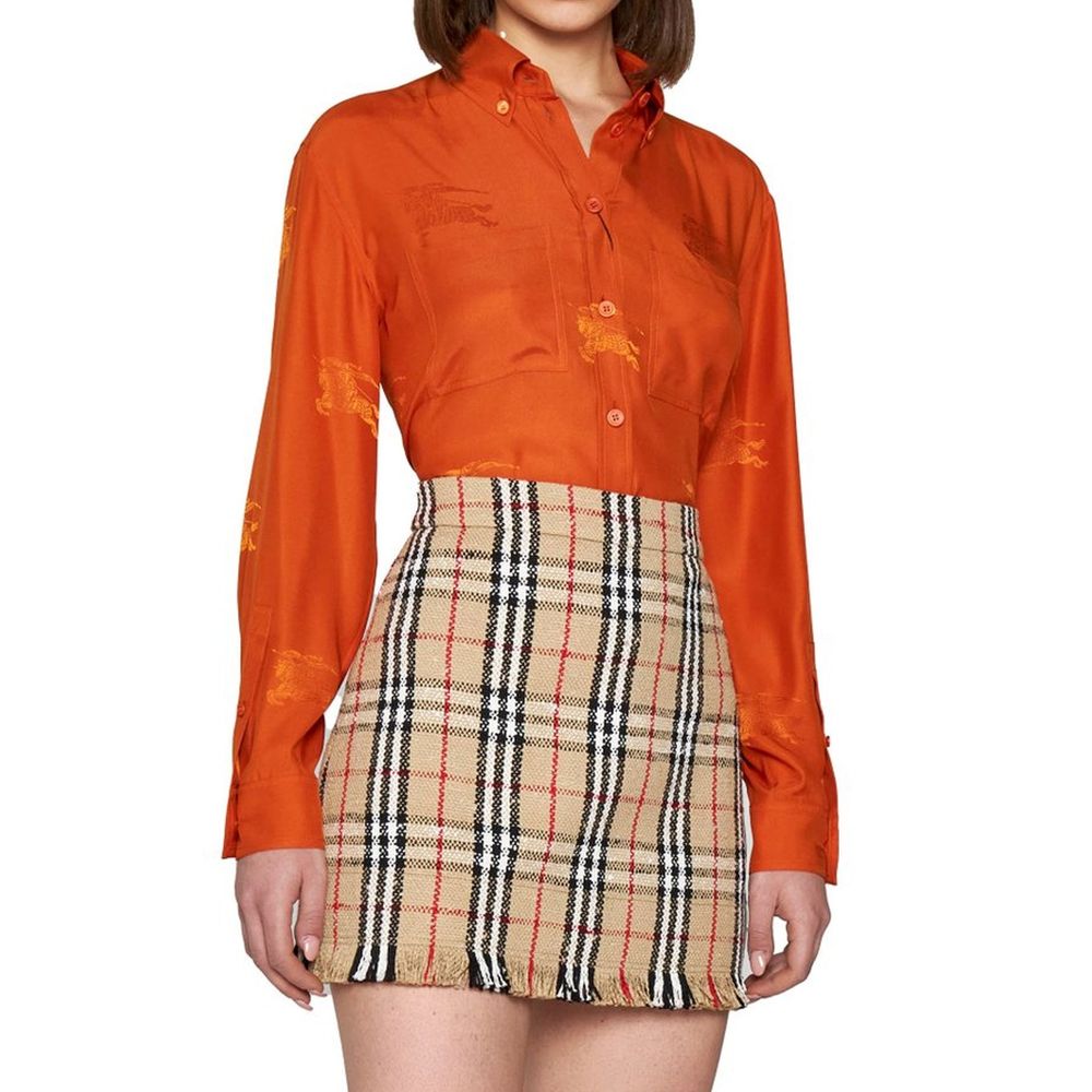 Jupe vintage Femme à franges multicolore