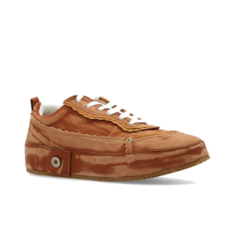 Baskets Deconstructed cuir noires