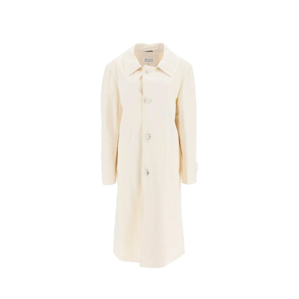 Manteau 100% coton Made in Italy blanc