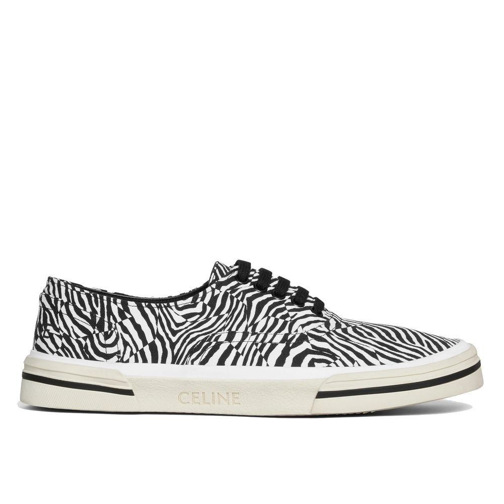 Baskets Elliot Zebra noires