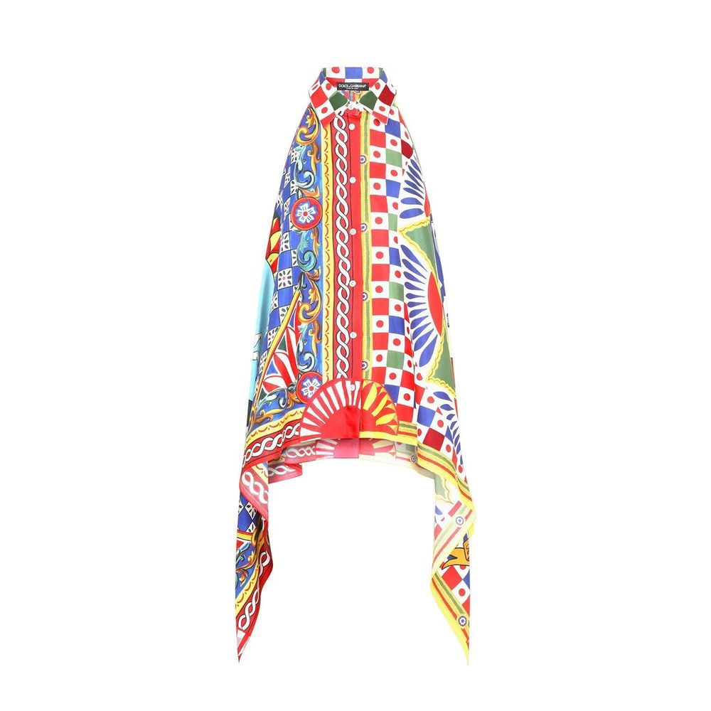 Chemise Dolce&Gabbana Halterneck multicolore