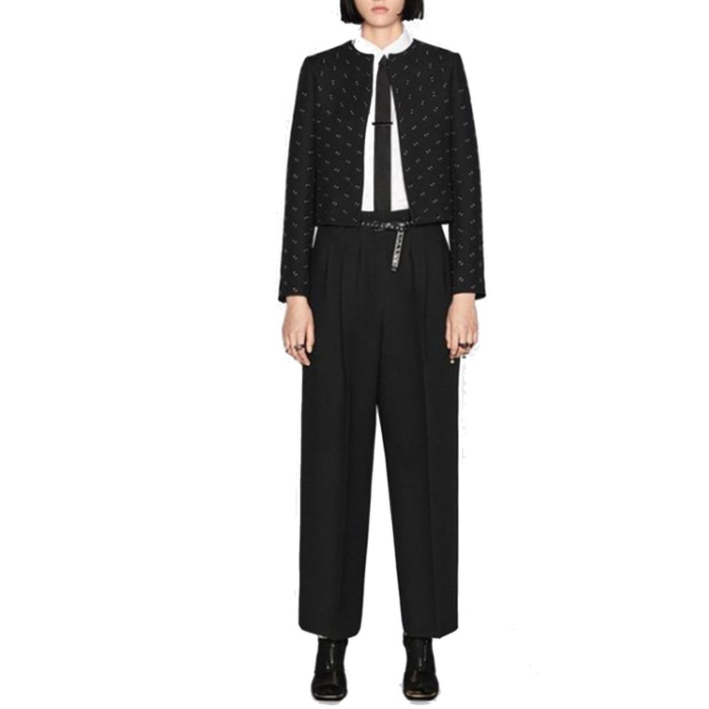 Pantalons Wool And Silk noirs
