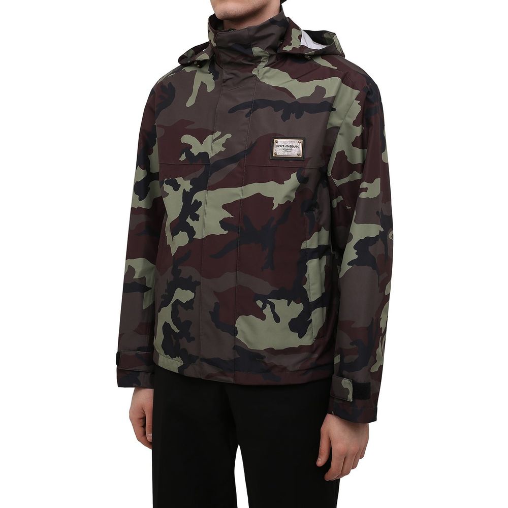 Veste camouflage homme vert