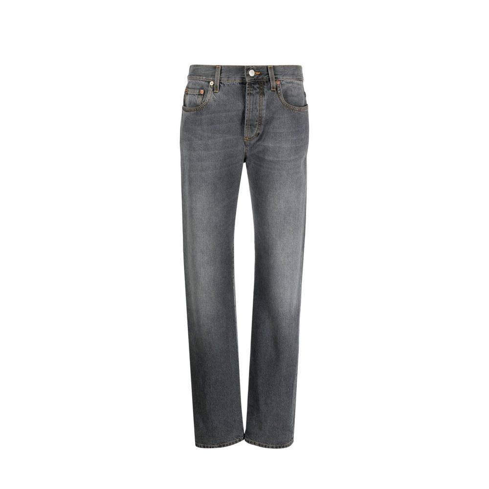 Jeans femme oversize Made in Italy bleus