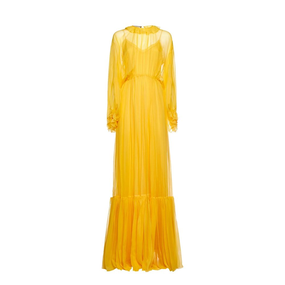 Robe longue Acetate soie italienne