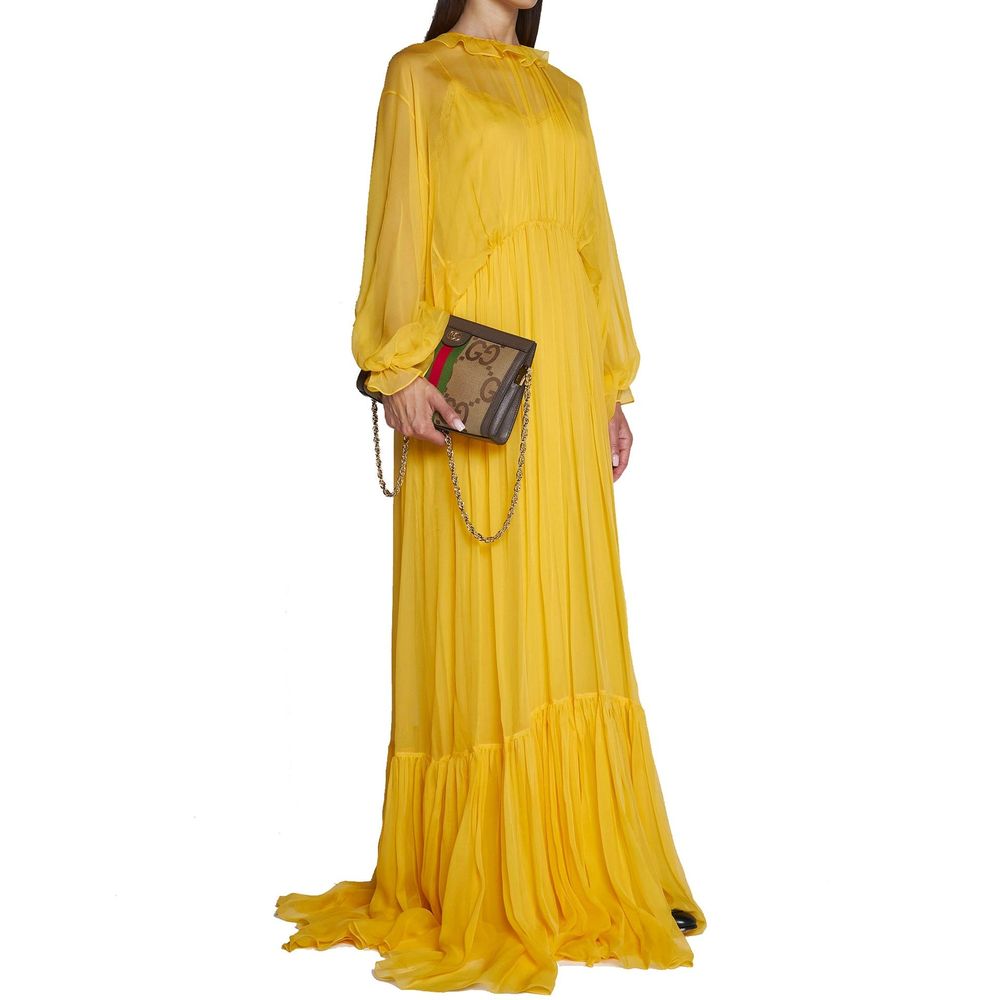 Robe longue Acetate soie italienne