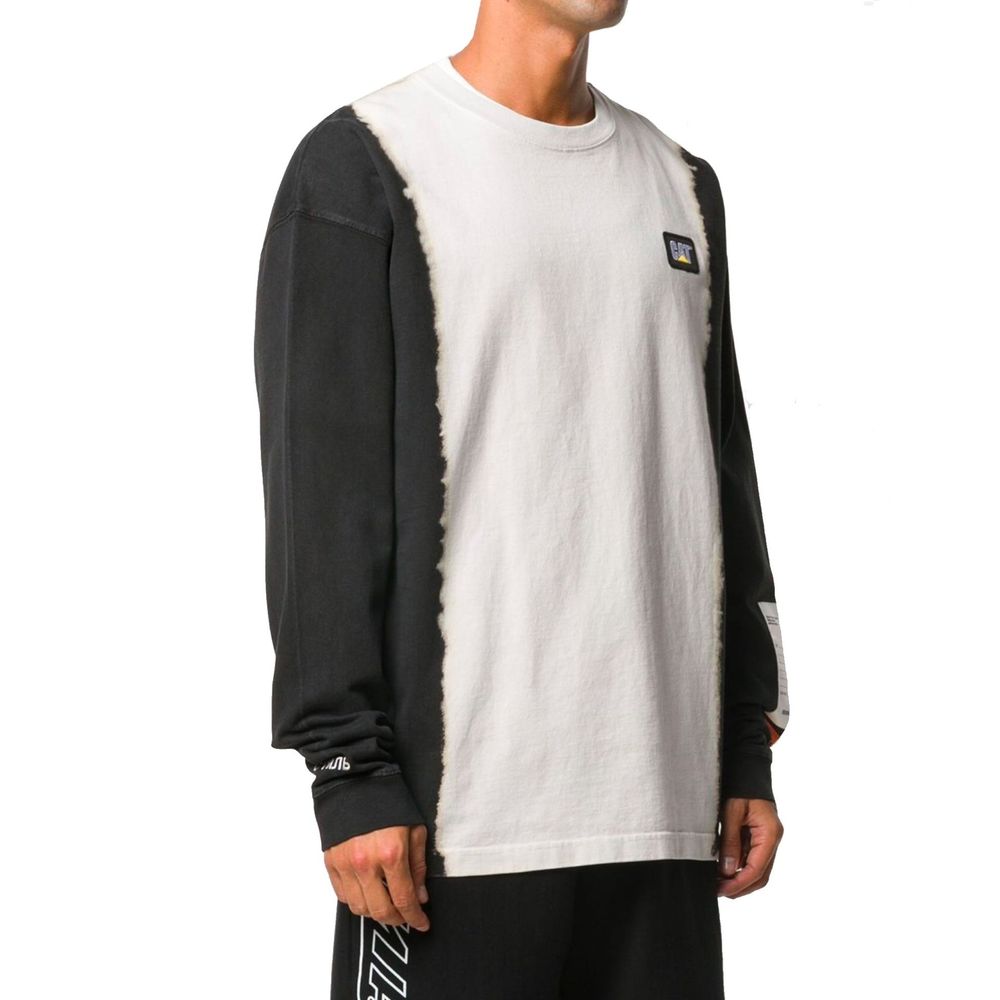 T-shirt Brushstroke men noir