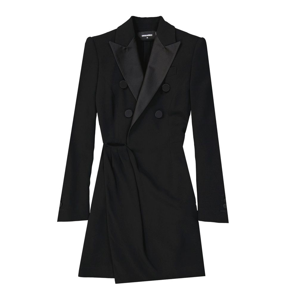 Robe midi italienne noire
