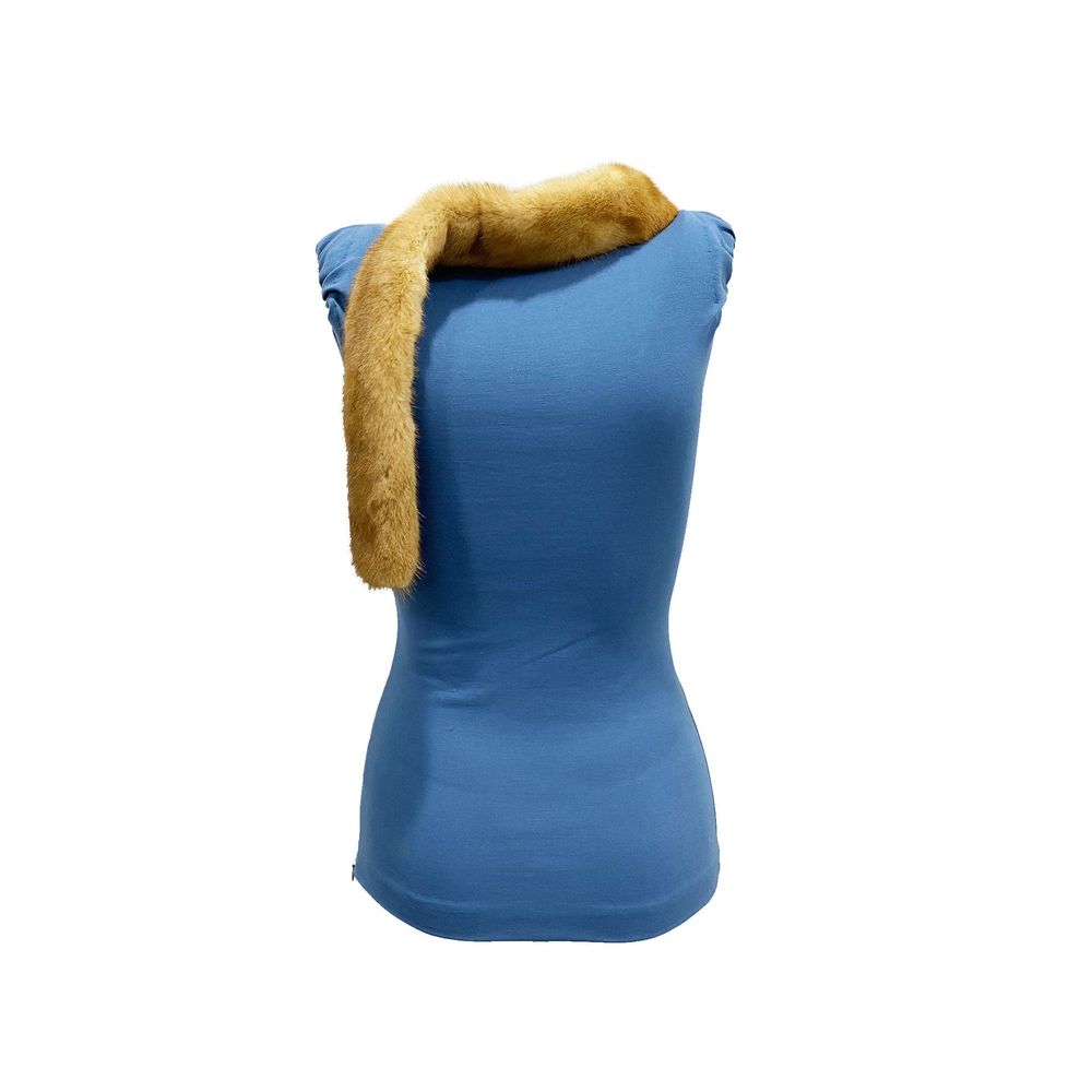 Top Mink Collar beige