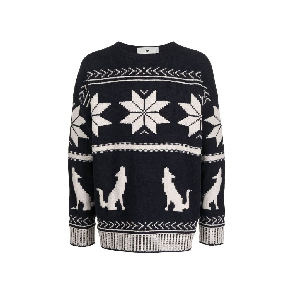 Pull brodé Made in Italy crème