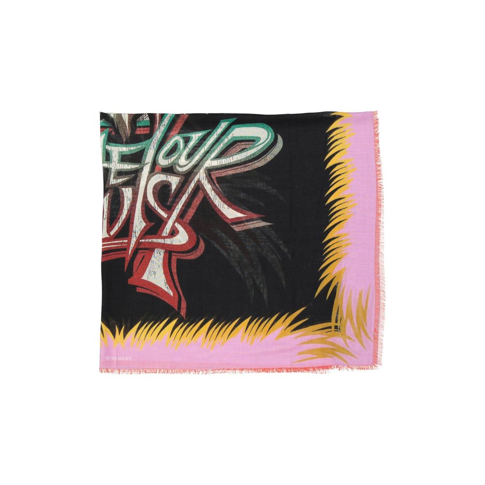 Écharpe cashmere Cashmire imprimée multicolore