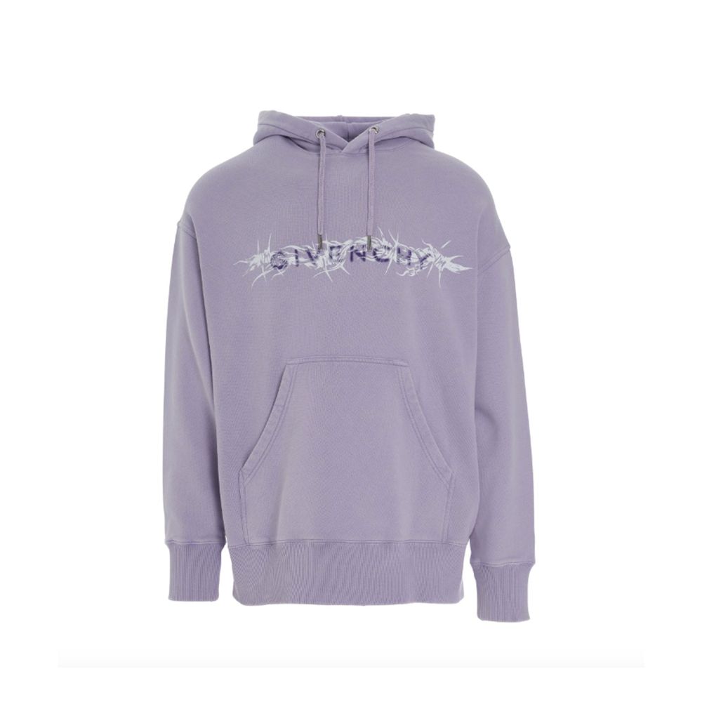 Sweat à capuche logo italie noir