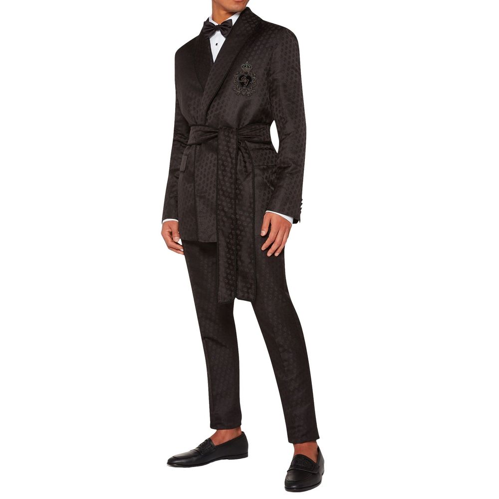 Veste Jacquard Tuxedo noire