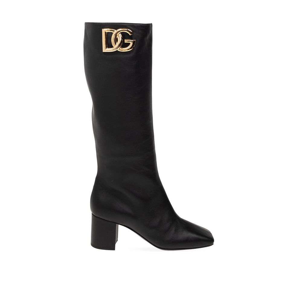 Bottines en cuir noires