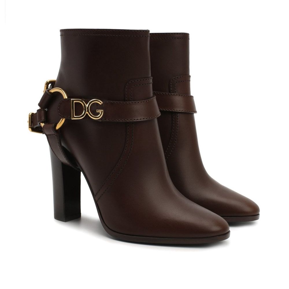 Bottines en cuir italiennes noires