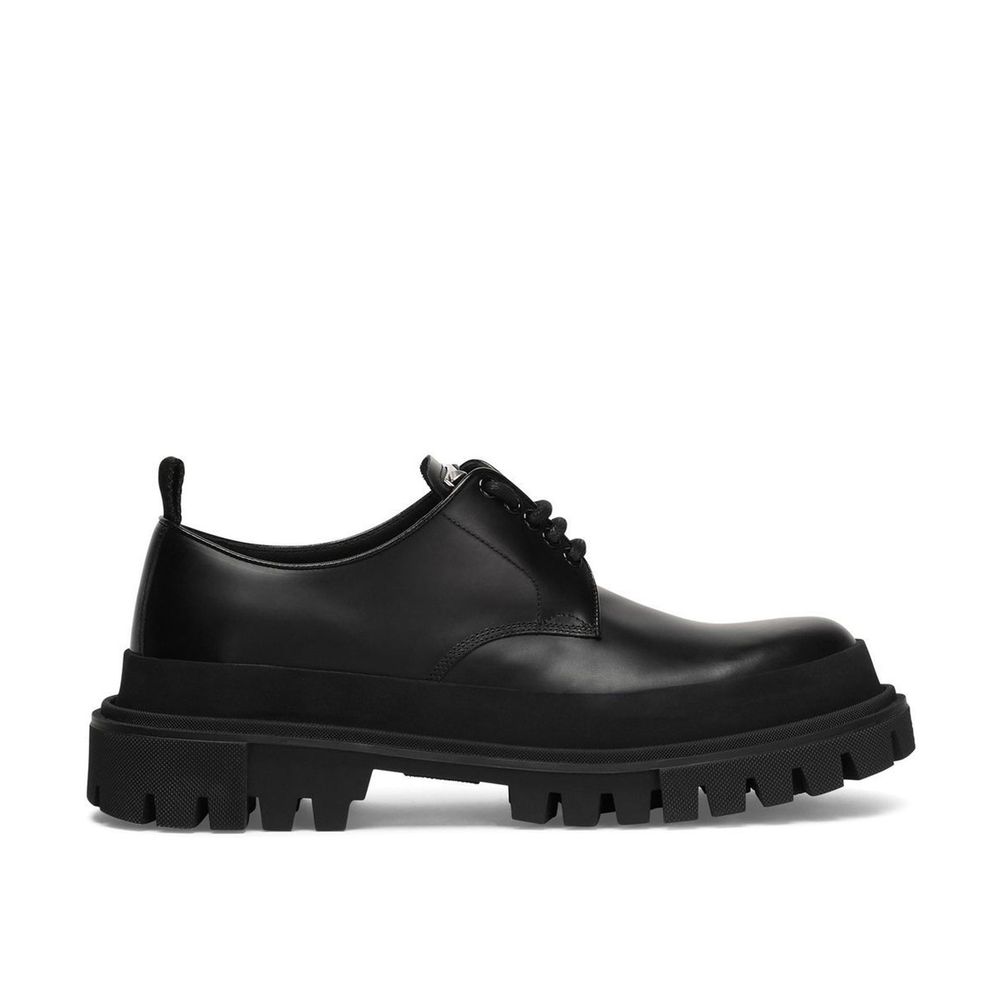 Derbies italiennes en cuir noires
