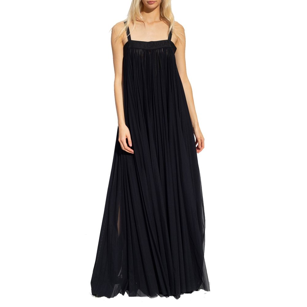 Robe Maxifiée Made in Italy noire