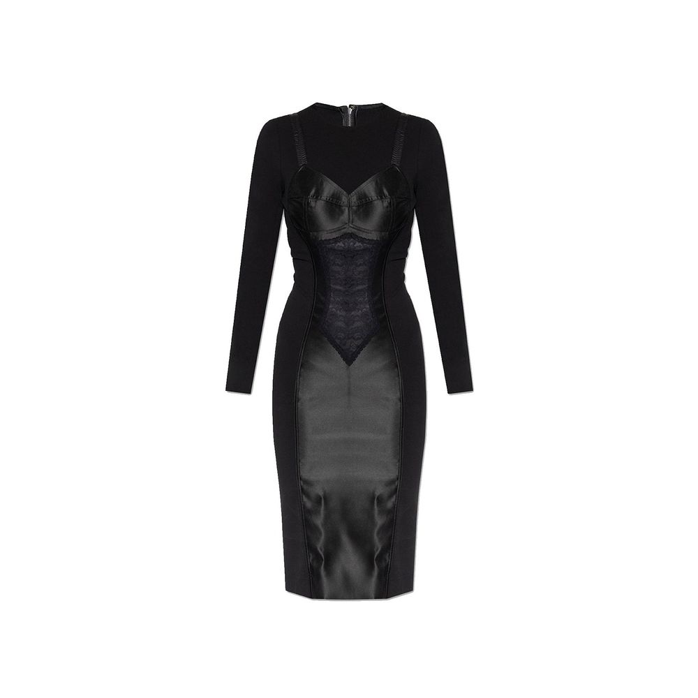 Robe fourreau italienne noire