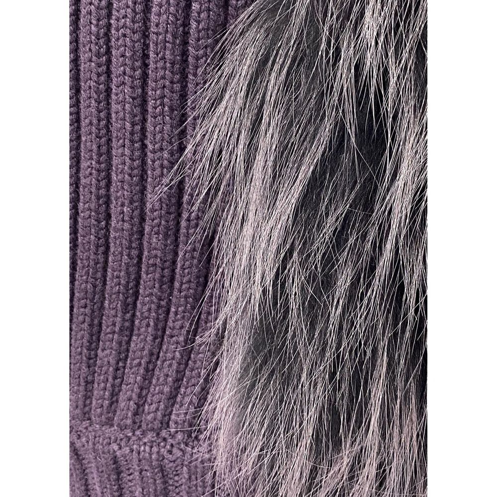 Gilet en fourrure Fox noir