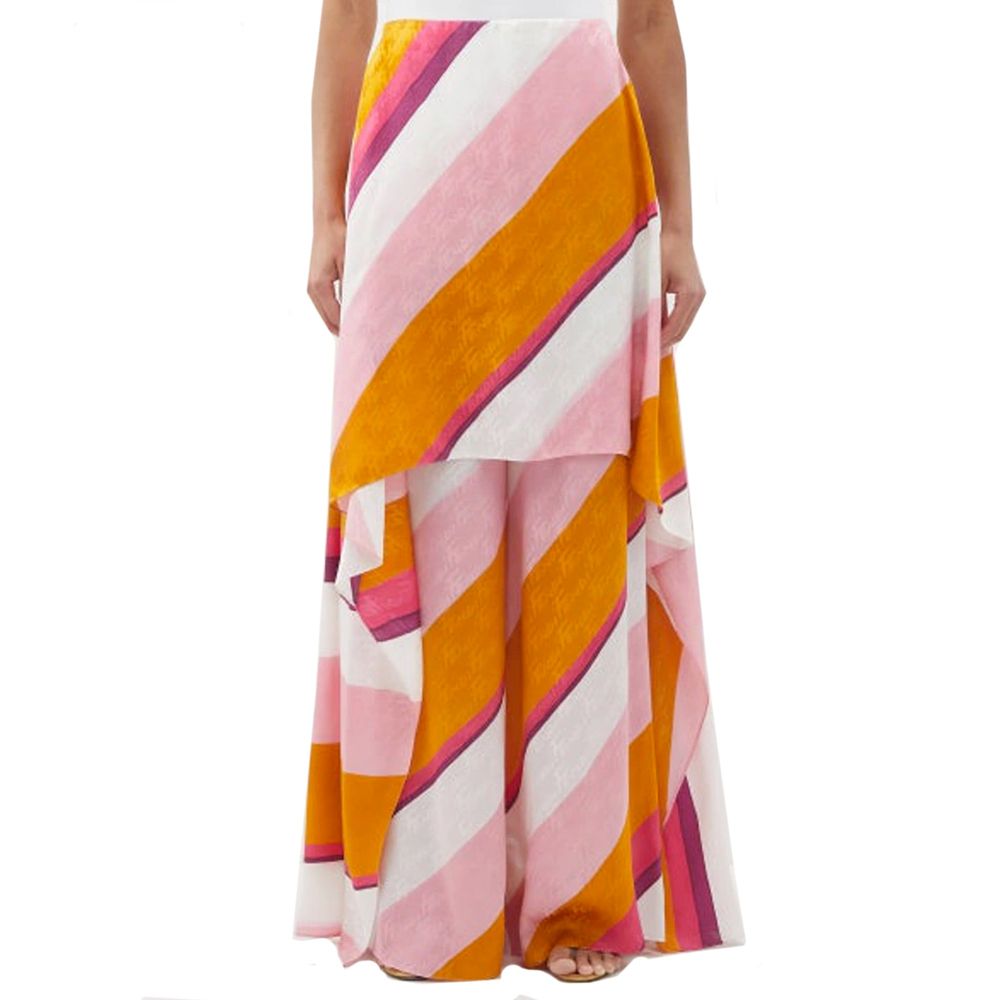 Pantalons Ff Color-Block noirs