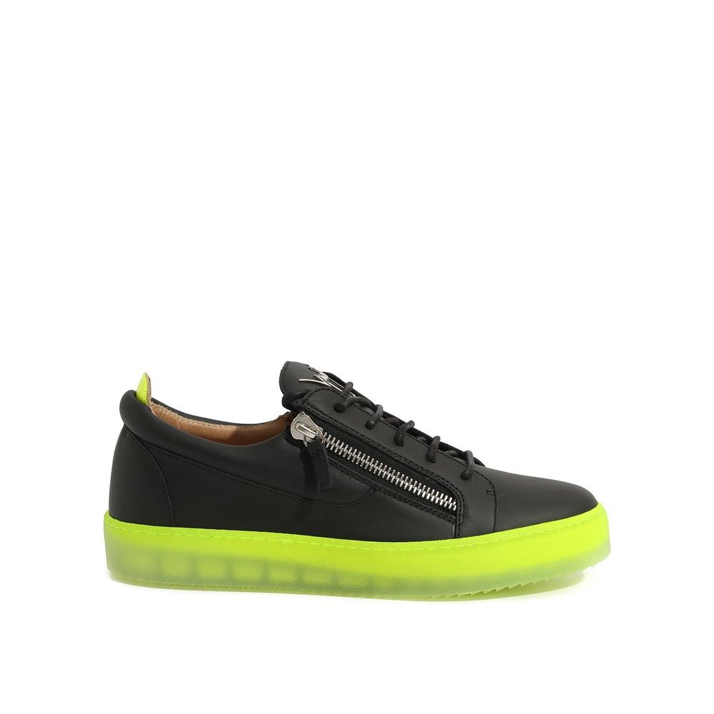 Baskets en cuir noires