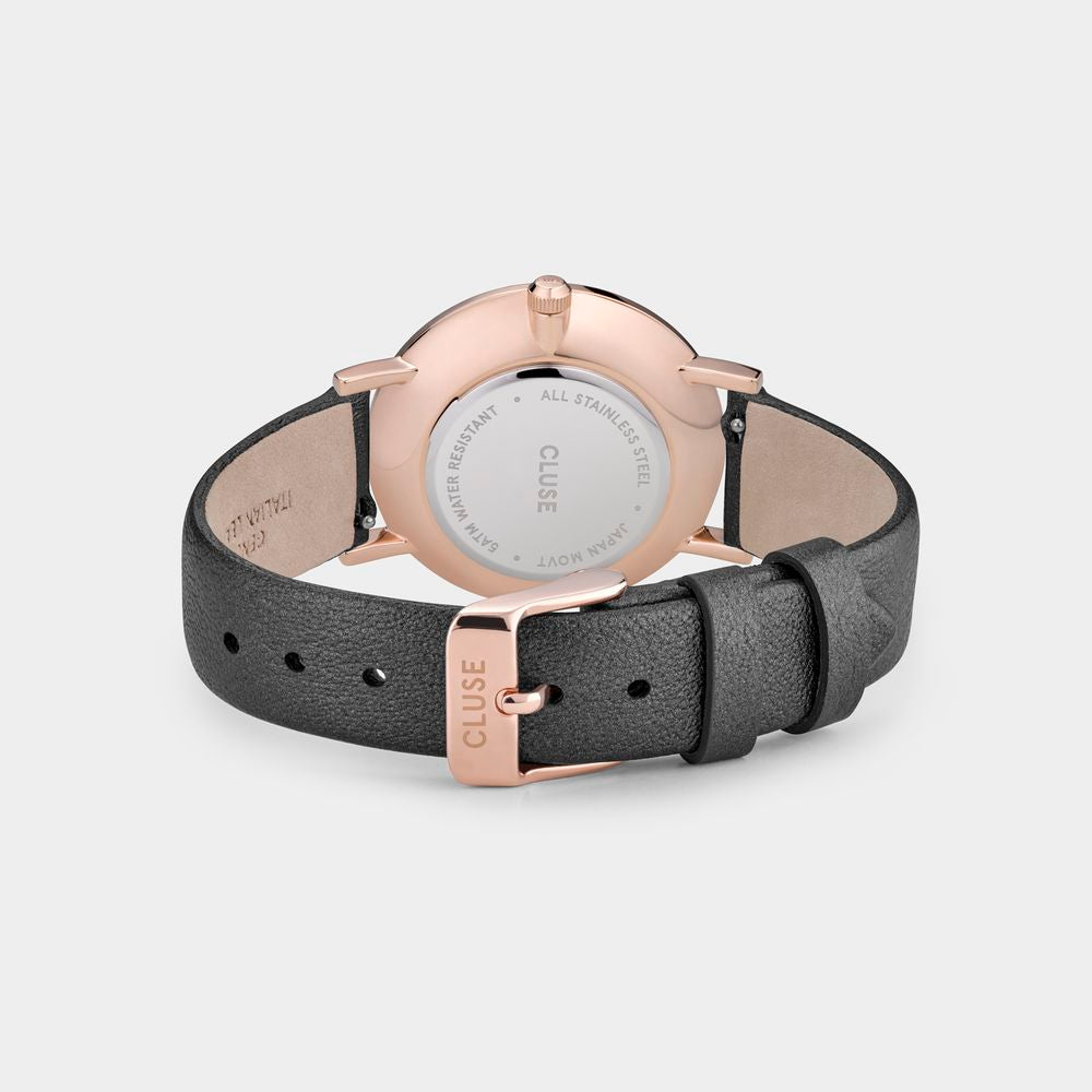 Montre Gray cuir grise