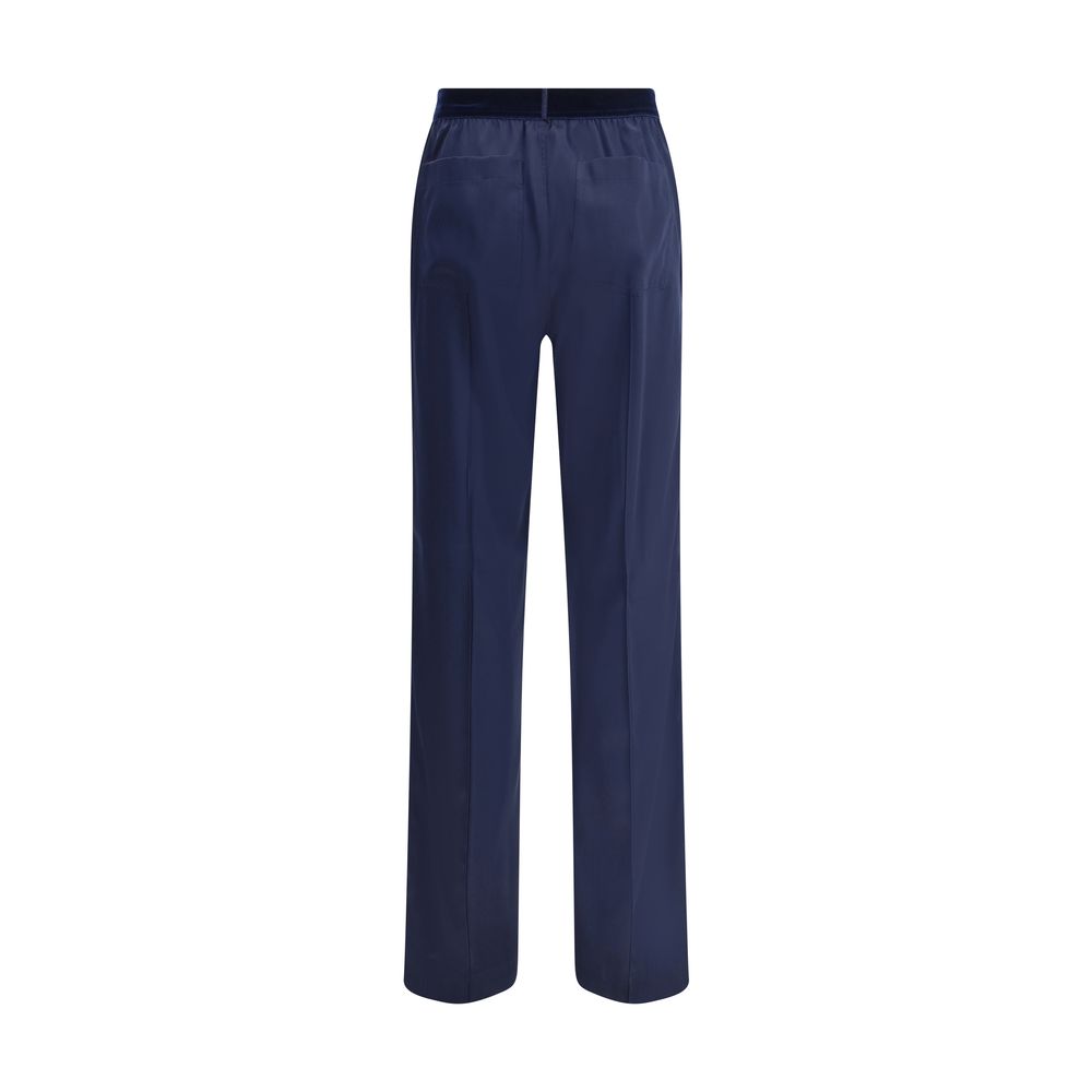 Pantalon Tom Ford en soie noir