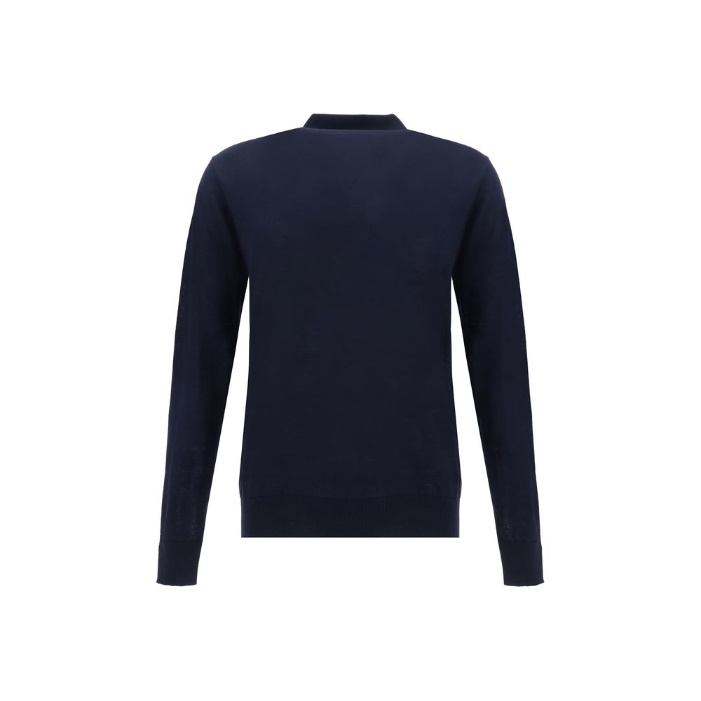 Polo Golden Goose en laine marron