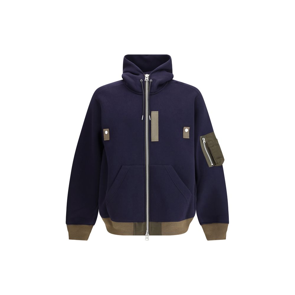 Hoodie Sacai oversize noir