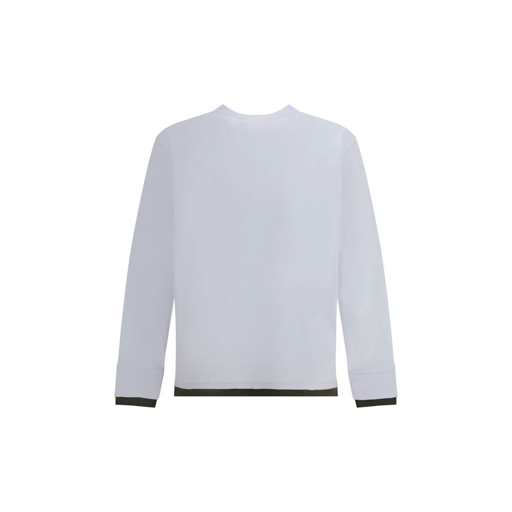T-shirt Sacai jersey oversize noir