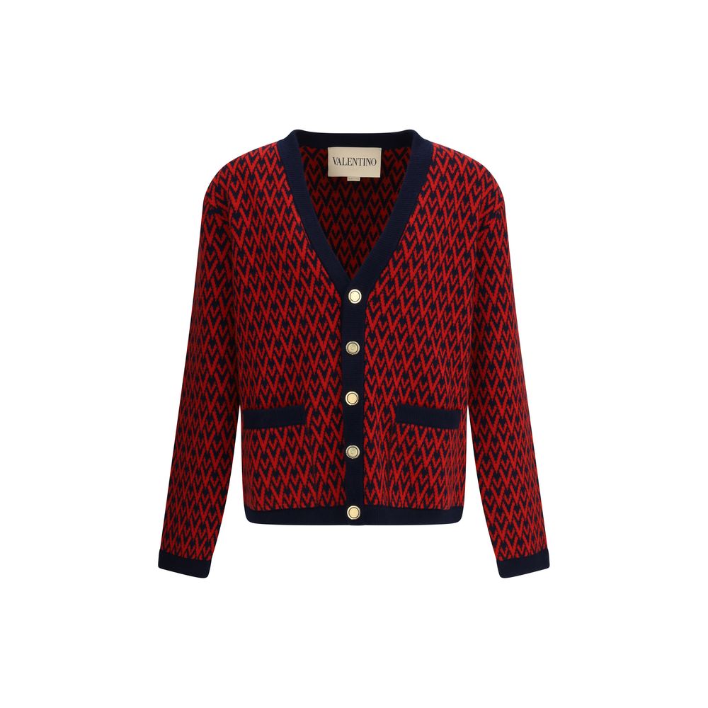 Cardigan Valentino Toute La V beige