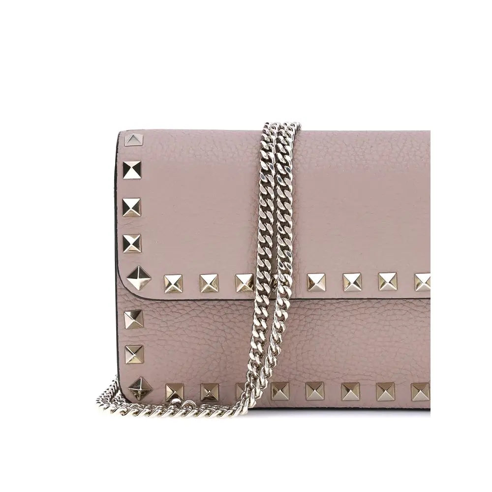 Pochette Valentino Garavani Rockstud noire Valentino Garavani