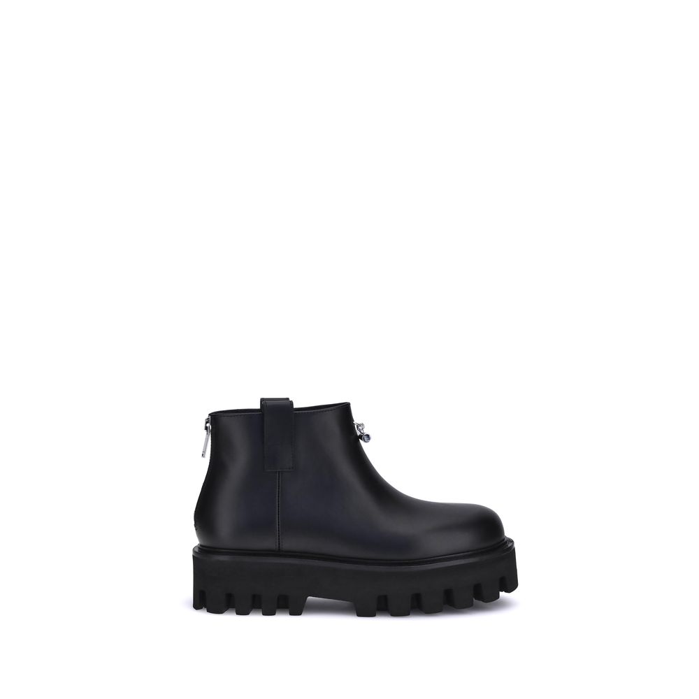 Bottines Alexander McQueen Platform noires