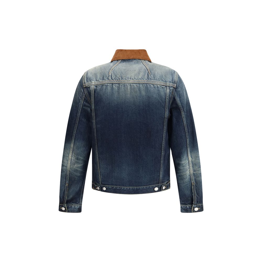 Veste Alexander McQueen Denim bleue
