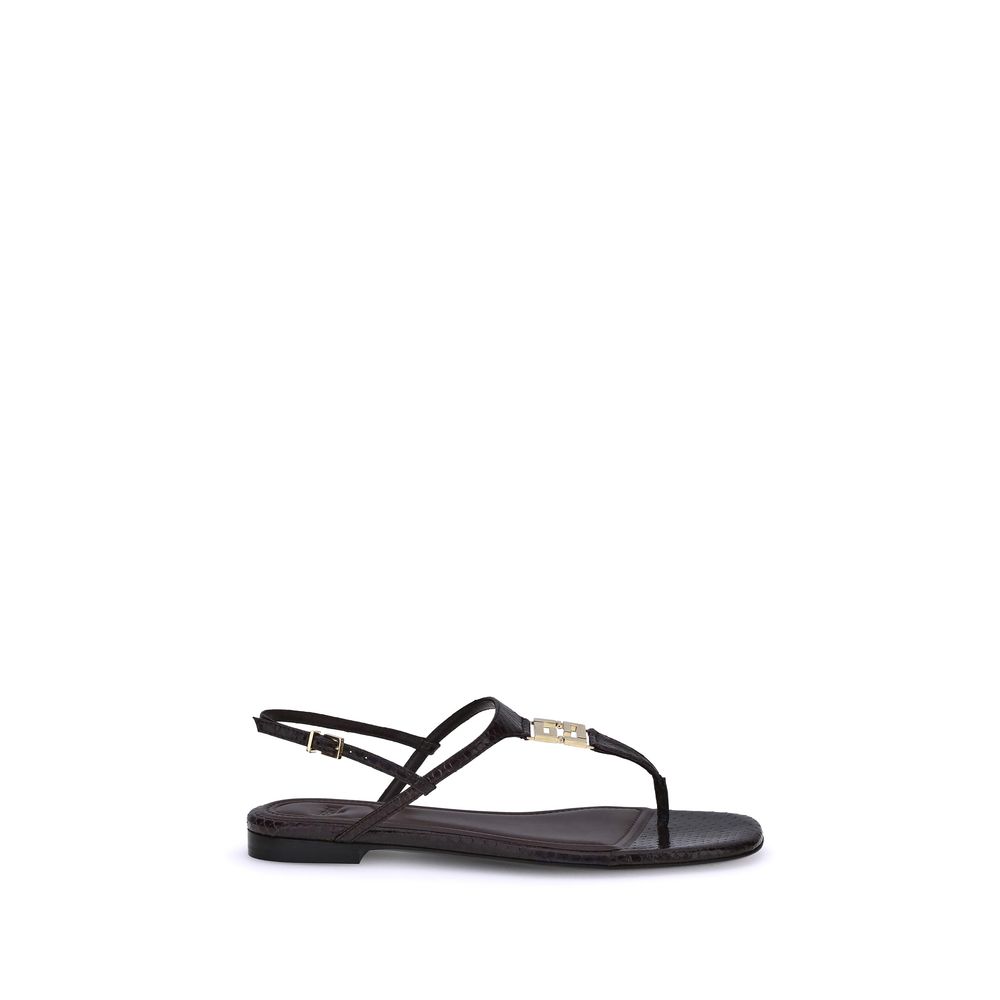 Sandales Fendi FFold violettes